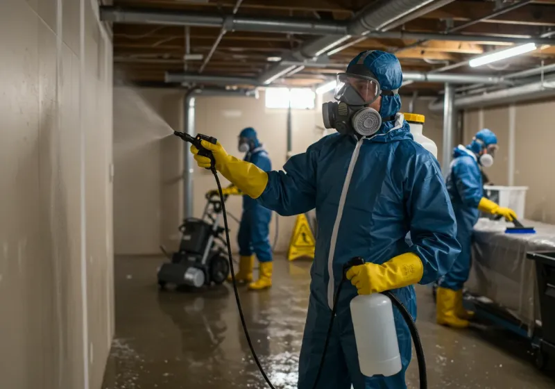 Basement Sanitization and Antimicrobial Treatment process in Ketchikan, AK